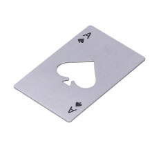 Flessenopener Draagbare wijnopener Pokerkaartvorm voor restaurantbarkeuken~6728