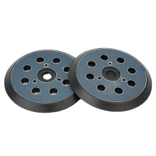 2 pezzi da 125 mm, disco abrasivo, disco adesivo per lucidatura con 3 fori e tampone per lucidatura
