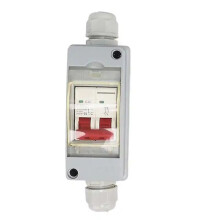 Interruttore automatico MCB 2P DC 500V 32A Interruttore di disconnessione con scatola di distribuzione