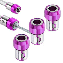 3 punte per cacciavite magnetico universale ad anello per cacciavite esagonale a testa piatta da 6,35