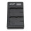 Chargeur USB double avec écran LCD pour LP-E6, Type-C, 106 g, 8,4 V 12
