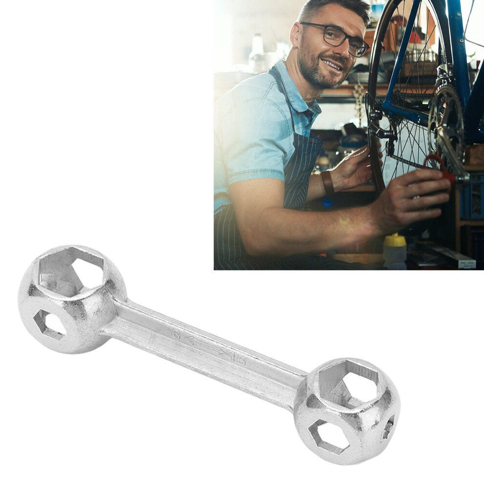 6Â15Mm 10 In 1 Portable Bicycle Wrench Rustproof Hex Bone Wrench For Bike Repairing 8341321781158