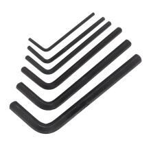 Clés hexagonales pour réparation de vélo, 6 pièces, acier au carbone, 2 mm-6 mm, ensemble d'outils manuels en forme de L