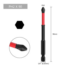 1 τεμάχιο κατσαβίδι Phillips 50/70/90 χιλ., μαγνητικό κατσαβίδι εξα