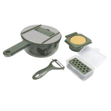 Grönsaksrivare - en bekväm och mångsidig apparat för att skära potatis för restauranger ~8092