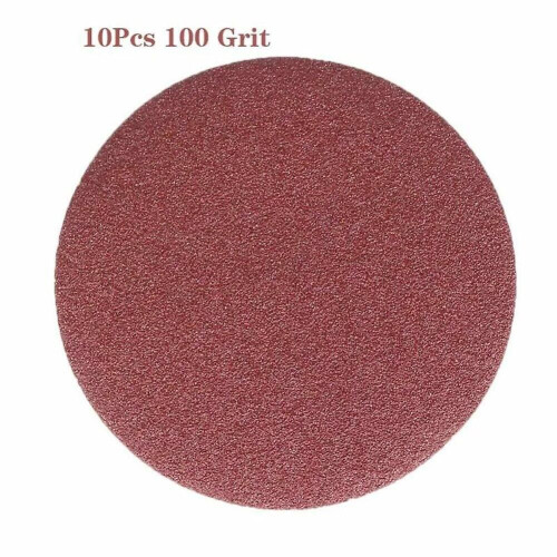 10pcs 5 inch 125mm Sanding Discs Hook Loop Sandpaper 40-2000grit Round Disc Shape Sanding Sheets Sandpaper