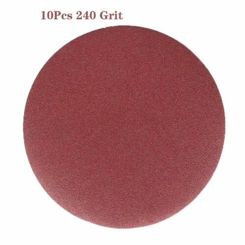 10pcs 5 inch 125mm Sanding Discs Hook Loop Sandpaper 40-2000grit Round Disc Shape Sanding Sheets Sandpaper