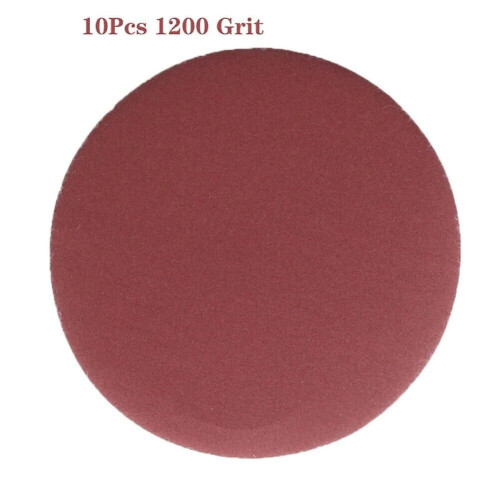 10pcs 5 inch 125mm Sanding Discs Hook Loop Sandpaper 40-2000grit Round Disc Shape Sanding Sheets Sandpaper