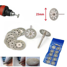 10 stücke 25mm Mini Sharp Diamant Abschneiden Dreh Werkzeug Disc Diamant Schleifen Rad Trennscheibe