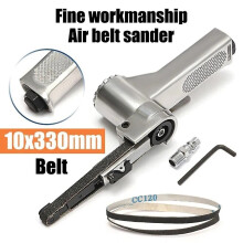Air Belt Sander Pneumatic Belt Grinder with Sanding Belts Air Grinder for Air Compressor Grinding Air
