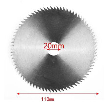 1 st 20/25 mm stålcirkelsåg 110/125/150 mm träkapskiva sågblad för vinkelslipverktygstillbehör ~11888