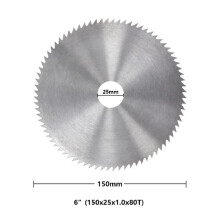 1 st 20/25 mm stålcirkelsåg 110/125/150 mm träkapskiva sågblad för vinkelslipverktygstillbehör ~ 11925