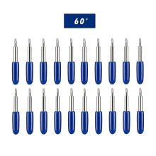 Cuchillas de repuesto para plotter Roland Cricut, 20 piezas, 30/45/60 grados, cuchillas de corte para