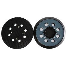 1 piastra posteriore per tampone abrasivo con gancio e passante da 5 pollici e 125 mm a 8 fori per DWE6423/6423K,