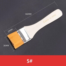 1 st gul nylon mjukt hår liten skärmrengöringsborste fogarens borste fogar dammborste hand