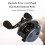 DW200 Or Métal 7.2:1 LH moulinet de casting 18+1BB 10