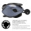DW200 Or Métal 7.2:1 LH moulinet de casting 18+1BB 8