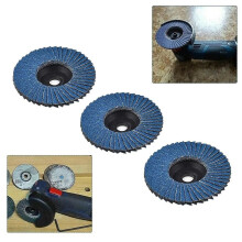 3Pcs 3 Zoll Professionelle Fächerscheiben 75mm Schleifscheiben 80 Grit Schleifscheiben Holz Schneiden