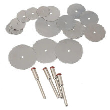 24 st/set HSS cirkelsågblad skärskivor träskärning träbearbetningshjul trä PVC-rör roterande