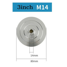 1 pezzo 3"/4" Pad diamantato per lucidatura Pad Hook and Loop Supporto base in alluminio per M14 M10