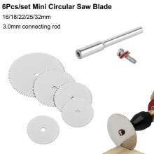 5 st cirkelsågblad med 3,0 mm skaft elektrisk slipskiva för träskärning metall roterande