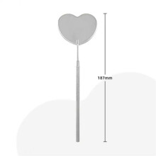 29style eyelashes mirror stainless steel grafted beauty eyelashes moon heart fan-shaped inspection mirror