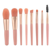 8 st Mini Makeup Borstar Bärbar Concealer Puderborste Set Mjukt Hår Skönhet Makeup Ögonskugga Foundation