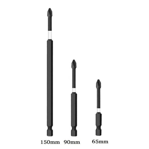 Cacciavite a percussione PH2 Phillips da 3/4/6 pezzi, testa magnetica resistente, cacciavite elettrico