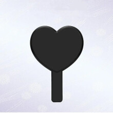 High Definition Heart Shaped Handle Cosmetic Mirror Portable Korean Ins Style Travel Handheld Beautiful