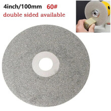 1 stück 100mm Polier-Schleifscheibe Diamantbeschichtete flache Rundscheibe Lapidar-Polier-Schleifscheibe