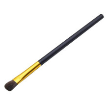 1 st Hästsvans Hår Ögonskuggsborste Näsa Mörka Ringar Ögonmakeupborste Guld Tub Skönhetsverktyg Makeup
