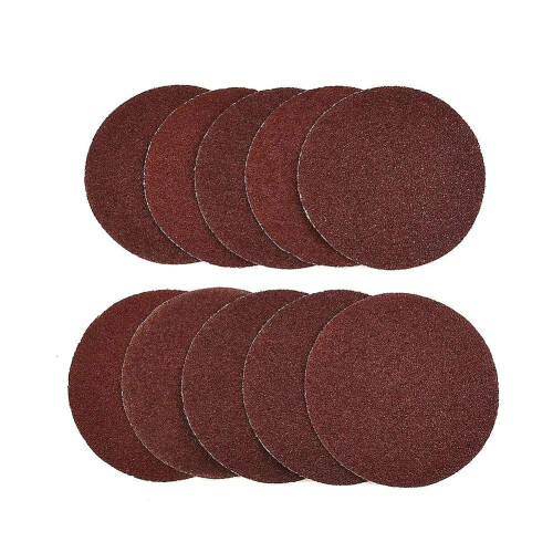Lot de 10 disques de ponçage pour ponceuse, grain 40-2000, 4 pouces, 100 mm