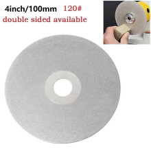 1 stück 100mm Polier-Schleifscheibe Diamantbeschichtete flache Rundscheibe Lapidar-Polier-Schleifscheibe