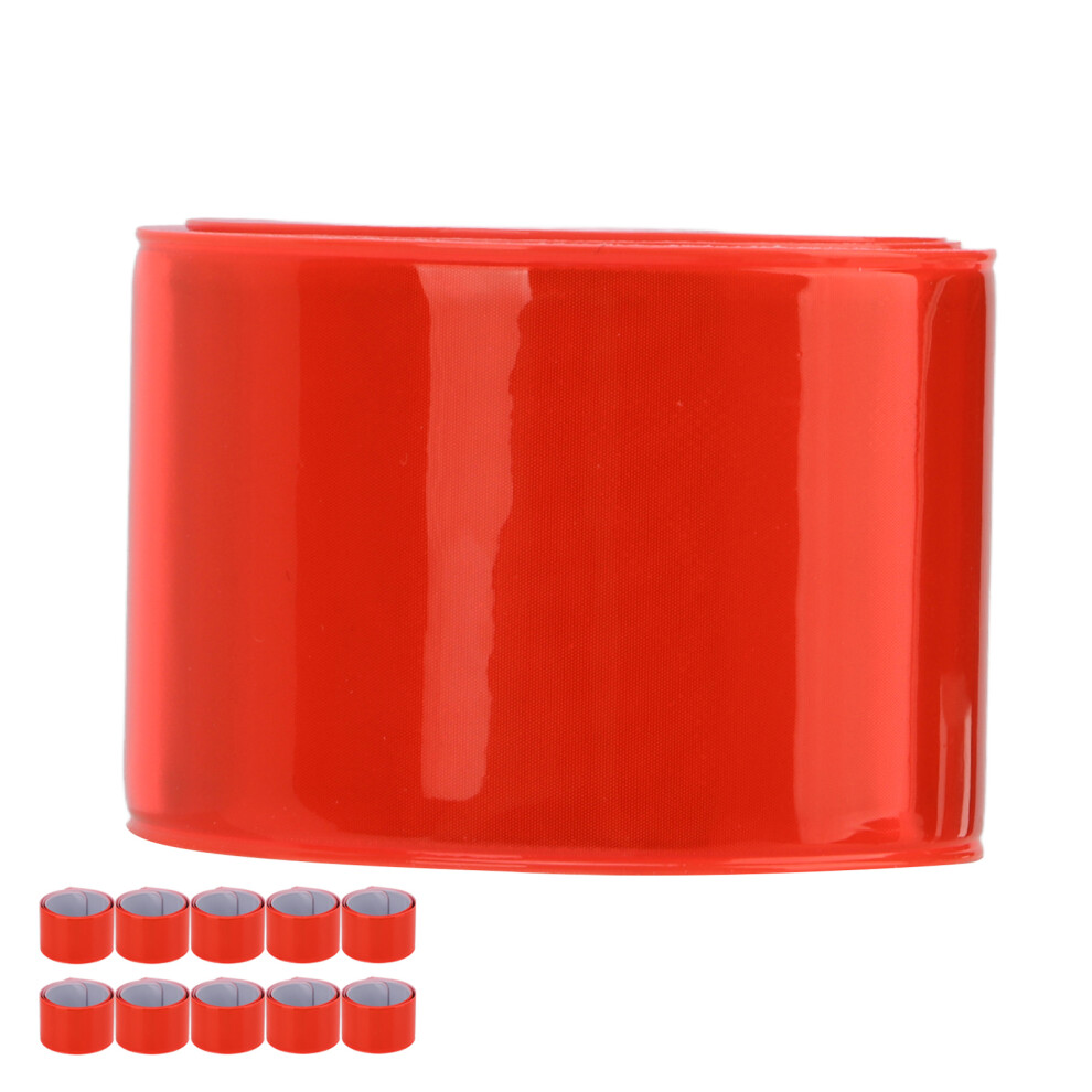 Reflective Arm Band Silicon Steel Slap Armband Bracelet Bands For Clothing Sports Ridingorange 4681321781531