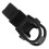 Soporte para linterna de bicicleta - Clip ajustable, negro 10