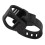 Soporte para linterna de bicicleta - Clip ajustable, negro 12