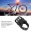 Soporte para linterna de bicicleta - Clip ajustable, negro 11