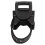 Soporte para linterna de bicicleta - Clip ajustable, negro 1