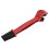 Cepillo limpiacadenas de nylon ABS rojo para bicicleta 65 g 16