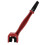 Cepillo limpiacadenas de nylon ABS rojo para bicicleta 65 g 15