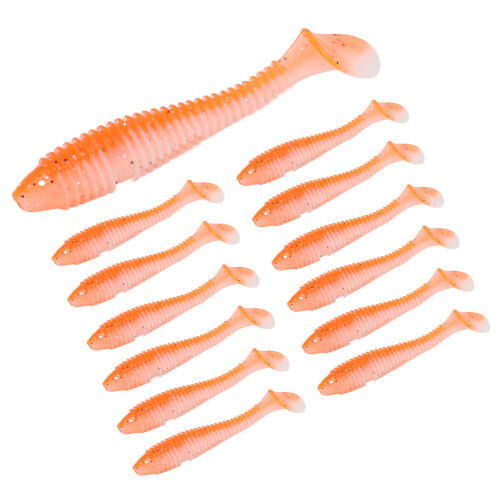 D-Type 15 piezas TTail de silicona 28g/1.0oz Doble color 1