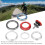 Viaron 42x52mm jeu de direction de fourche avant 110g rouge 13