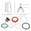 Viaron 42x52mm jeu de direction de fourche avant 110g rouge 11