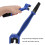 Cepillo de limpieza para cadenas azul - ABS + Nylon, 65 g 6