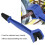 Cepillo de limpieza para cadenas azul - ABS + Nylon, 65 g 11