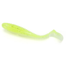 15 pezzi Esche morbide in silicone, coda a T, Tipo C, 28 g, 2 colori