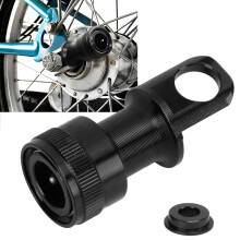 Supporto per fibbia del pedale della bicicletta per Brompton pieghevole, montaggio sul telaio portatile, nero