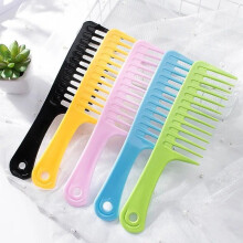 24x6cm Frisörkam Värmebeständig Kvinna Våtkrok Lockigt Hår Borstar Pro Salon Färgning Styling Verktyg