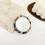 Simple Acetate Small Round Mirror Small Zebra Pattern Makeup Mirror Portable Mini Round Makeup Mirror 1