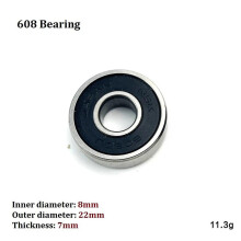 1pc 608 Lager Miniatur Kugellager 608 2RS 608 Lager Für Holz Werkzeuge Profil Winkel Grinder Zubehör